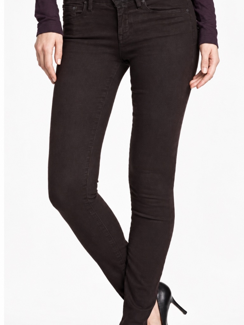 Vince Skinny dark purple jean